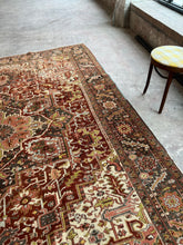 Load image into Gallery viewer, Banu, vintage Persian Heriz, 8’6 x 11’6