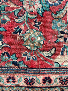 Zahra, vintage Persian Mahal, 9’10 x 13’7