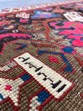 Load image into Gallery viewer, Mahsa, very old Caucasian Kuba rug, 3' 3" x 5'