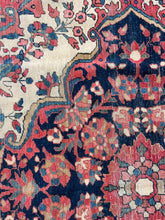 Load image into Gallery viewer, Kimiya, late 19th C, Persian Farahan Sarouk rug, 6’8 x 10’1