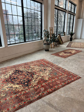 Load image into Gallery viewer, Kimiya, late 19th C, Persian Farahan Sarouk rug, 6’8 x 10’1