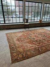 Load image into Gallery viewer, Banu, vintage Persian Heriz, 8’6 x 11’6