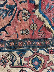 Rojîn, antique Kurdish Bidjar rug, early 20th C, 4’6 x 7’1