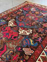 Load image into Gallery viewer, Mahsa, very old Caucasian Kuba rug, 3' 3" x 5'