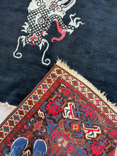 Load image into Gallery viewer, Jigme, Tibeton dragon rug, 5&#39; x 5&#39; 10&quot;
