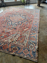 Load image into Gallery viewer, Fataneh, Persian Heriz circa 1930s, 8’ 5” x 12’ 0”