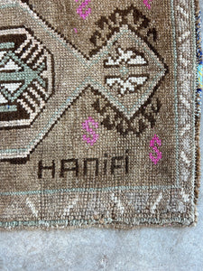 Hanifi, mid 20th century Turkish Kars dowry rug, given as a wedding gift