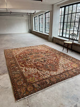 Load image into Gallery viewer, Banu, vintage Persian Heriz, 8’6 x 11’6