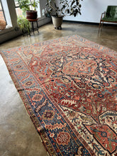 Load image into Gallery viewer, Fataneh, Persian Heriz circa 1930s, 8’ 5” x 12’ 0”