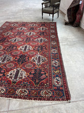 Load image into Gallery viewer, Borzou, Antique Persian Bahktiari, 6’11 x 10’4
