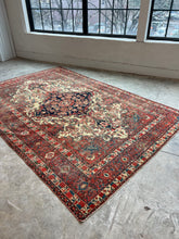 Load image into Gallery viewer, Kimiya, late 19th C, Persian Farahan Sarouk rug, 6’8 x 10’1