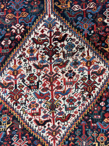 Chehrazar, Antique Khamseh tribal rug, 1920s, 6’9 x 9’10
