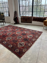 Load image into Gallery viewer, Borzou, Antique Persian Bahktiari, 6’11 x 10’4