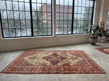 Load image into Gallery viewer, Kimiya, late 19th C, Persian Farahan Sarouk rug, 6’8 x 10’1