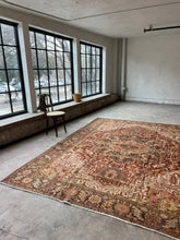 Load image into Gallery viewer, Banu, vintage Persian Heriz, 8’6 x 11’6