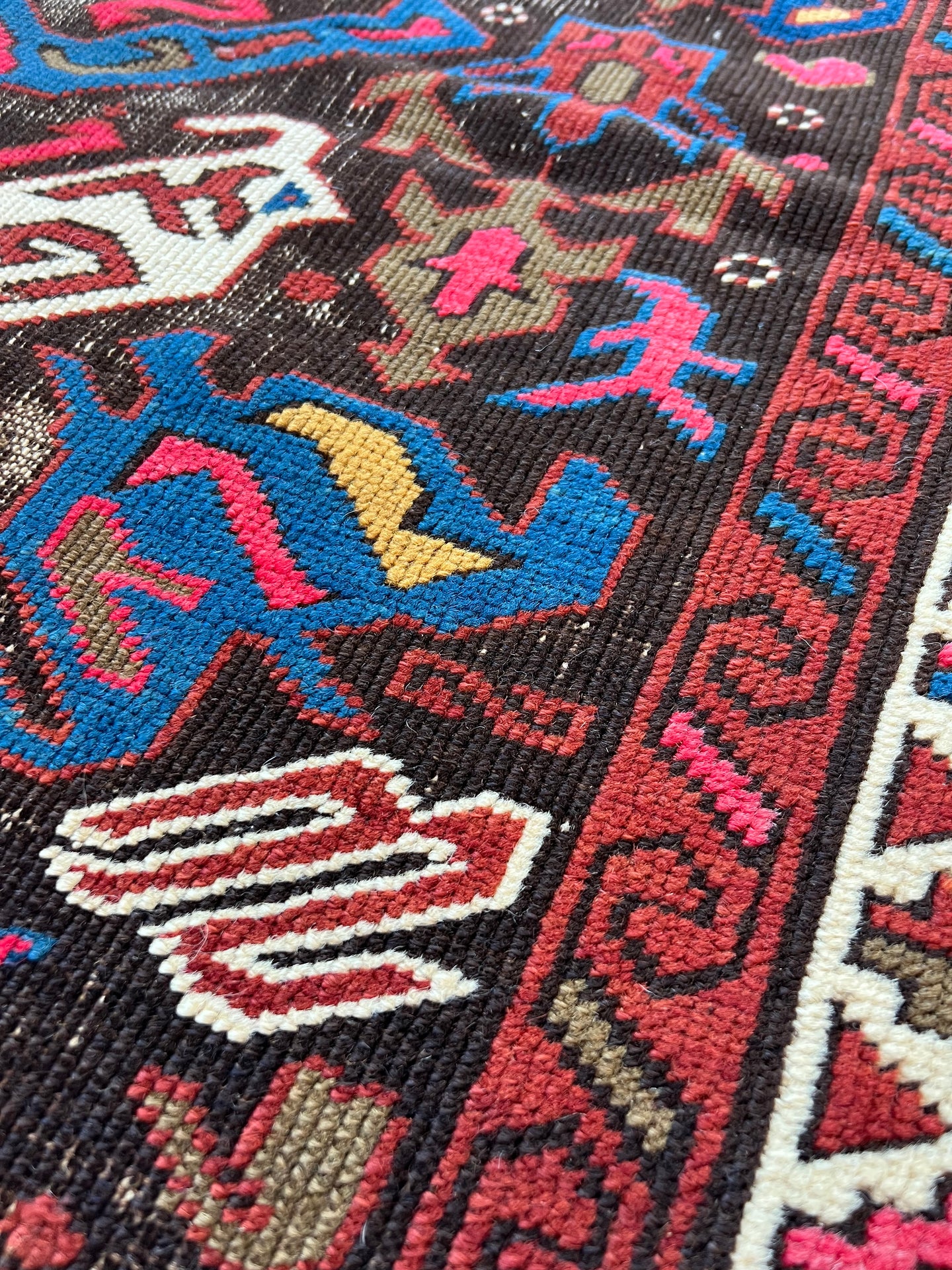 Mahsa, Caucasian Kuba rug, 70 years old, 3' 3