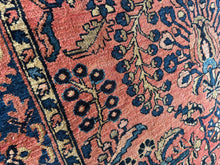 Load image into Gallery viewer, Garod, Antique Persian Lilian rug, 5 x 5'10