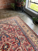 Load image into Gallery viewer, Goudarz, vintage Persian Heriz, 8 x 11’5