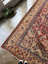 Load image into Gallery viewer, Goudarz, vintage Persian Heriz, 8 x 11’5