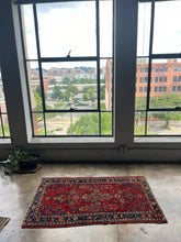 Load image into Gallery viewer, Lyusi, antique Persian Lilian rug, 2’10 x 4’7