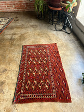 Load image into Gallery viewer, Zarin, Antique Yamut Chuval (bag face), circa late 1800s, 2’6 x 3’10