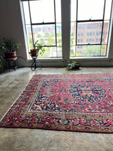 Load image into Gallery viewer, Aliyah, vintage Persian Tabriz, 7'7 x 9'11