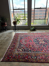 Load image into Gallery viewer, Aliyah, vintage Persian Tabriz, 7'7 x 9'11