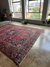 Load image into Gallery viewer, Aliyah, vintage Persian Tabriz, 7'7 x 9'11