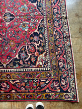 Load image into Gallery viewer, Aliyah, vintage Persian Tabriz, 7'7 x 9'11