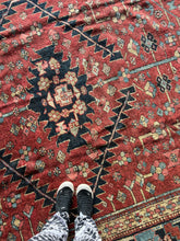 Load image into Gallery viewer, Baha, antique Persian Heriz/Serapi, 8’9 x 11’3