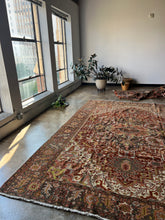 Load image into Gallery viewer, Banu, vintage Persian Heriz, 8’6 x 11’6