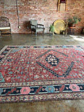 Load image into Gallery viewer, Baha, antique Persian Heriz/Serapi, 8’9 x 11’3
