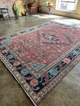 Load image into Gallery viewer, Baha, antique Persian Heriz/Serapi, 8’9 x 11’3