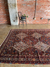 Load image into Gallery viewer, Chehrazar, Antique Khamseh tribal rug, 1920s, 6’9 x 9’10