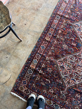 Load image into Gallery viewer, Chehrazar, Antique Khamseh tribal rug, 1920s, 6’9 x 9’10