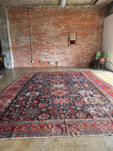 Load image into Gallery viewer, Aryana, Antique Persian Karajeh rug circa 1910, 11’10 x 14’4