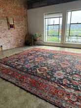 Load image into Gallery viewer, Aryana, Antique Persian Karajeh rug circa 1910, 11’10 x 14’4