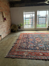 Load image into Gallery viewer, Aryana, Antique Persian Karajeh rug circa 1910, 11’10 x 14’4