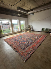 Load image into Gallery viewer, Aryana, Antique Persian Karajeh rug circa 1910, 11’10 x 14’4