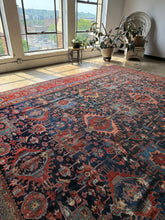Load image into Gallery viewer, Aryana, Antique Persian Karajeh rug circa 1910, 11’10 x 14’4