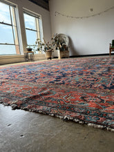 Load image into Gallery viewer, Aryana, Antique Persian Karajeh rug circa 1910, 11’10 x 14’4