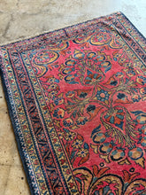 Load image into Gallery viewer, Ara, Antique Persian Lilian scatter rug, 3 x 3'6