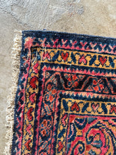 Load image into Gallery viewer, Ara, Antique Persian Lilian scatter rug, 3 x 3'6
