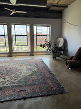 Load image into Gallery viewer, Maryam, antique Persian Heriz/Serapi, 14'4 x 15'