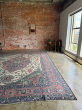 Load image into Gallery viewer, Maryam, antique Persian Heriz/Serapi, 14'4 x 15'