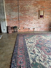 Load image into Gallery viewer, Maryam, antique Persian Heriz/Serapi, 14'4 x 15'