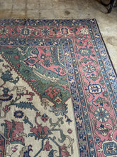 Load image into Gallery viewer, Maryam, antique Persian Heriz/Serapi, 14'4 x 15'