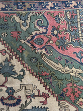 Load image into Gallery viewer, Maryam, antique Persian Heriz/Serapi, 14'4 x 15'