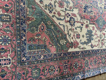 Load image into Gallery viewer, Maryam, antique Persian Heriz/Serapi, 14'4 x 15'