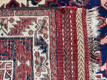 Load image into Gallery viewer, Vadood, antique Afshar tribal rug, 4x5’